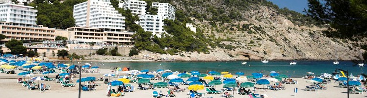 Cala Llonga, Ibiza strand foto