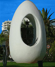 Het ei is het symbool van San Antoni op Ibiza