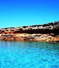 Paradijslijk uitzicht over La Savina, Formentera