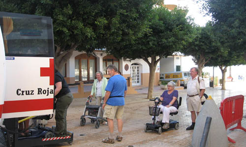 Met een handicap een rondreis maken in de bus over Ibiza